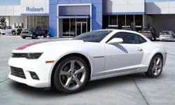 WOW ! A LOADED 2SS RS CAMARO IN LIKE NEW CONDITION WITH ONLY 1400 MILES/WITH NAVIGATION /POWER SUN ROOF AND HEATED LEATHER /REAL SHARP IN WHITE WITH ORANGE STRIPES AND BAHIA ORANGE INTERIOR /A MUST SEE ! SAVE THOUSANDS !
Our Location is: Robert Chevrolet