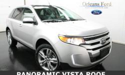 ***NAVIGATION***, ***MOONROOF***, ***20"" CHROME WHEELS***, ***POWER LIFTGATE***, ***HEATED LEATHER***, ***LOW LOW MILES***, and ***SAVE THOUSANDS***. Who could say no to a simply great SUV like this fully-loaded 2014 Ford Edge? This wonderful Ford is one