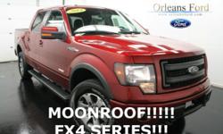 ***MOONROOF***, ***FX4 SERIES***, ***SPORT BUCKETS***, ***REAR VIEW CAMERA***, ***REVERSE SENSING***, ***POWER SLIDING REAR WINDOW***, and ***FX4 PLUS PACKAGE***. There are used trucks, and then there are trucks like this well-taken care of 2014 Ford