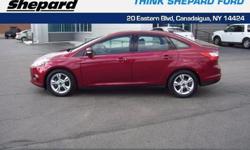 To learn more about the vehicle, please follow this link:
http://used-auto-4-sale.com/104824694.html
Ford Focus SE Sedan in Ruby Red. Very Clean! Moonroof, Heated Cloth Seats, Alloy Rims, Large Trunk, Power Windows and Locks, Cruise and Tilt, CD Player