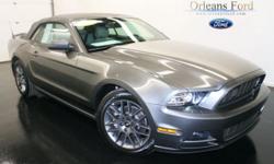 ***AUTOMATIC***, ***CLEAN CAR FAX***, ***COMFORT PACKAGE***, ***LEATHER***, ***ONE OWNER***, ***ORIGINAL MSRP $37275***, and ***PREMIUM***. Enjoy the warm weather cruising around with the top down in this good-looking and fun 2014 Ford Mustang
