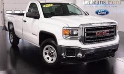 To learn more about the vehicle, please follow this link:
http://used-auto-4-sale.com/108678472.html
*WORK TRUCK*, *12 IN STOCK*, *PRICED TO SELL*, *8 BOX*, *AUTOMATIC*, and *GMC TOUGH*. Goes to task and then some. GMC Reliability! If you demand the best