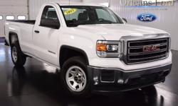 To learn more about the vehicle, please follow this link:
http://used-auto-4-sale.com/108637662.html
*WORK TRUCK*, *GMC TOUGH*, *8"" BOX*, *AUTOMATIC*, *12 IN STOCK*, and *PRICED TO SELL*. 2D Standard Cab and 6-Speed Automatic Electronic with Overdrive.