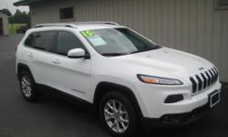2015 JEEP CHEROKEE LATITUDE 4 WHEEL DRIVE! Like new ONLY 24,000 miles! Loaded with Rear Camera, Full touch screen dash, from radio, to an in dash compass, to climate control all at the touch of a finger, also features a special "SelecTerrain" for the type