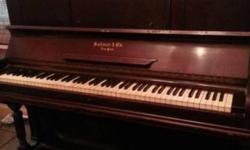 This is a Great Antique Piano for the collector, Bar owners, Restaurant Owner or Beginners. Fully Tuned Sohmer & Co New York Piano From the year 1800's at a ( Non) Negotiable Very Cheap price of $ 700.00 PICK UP ONLY! I'm Located in Baldwin LI. My contact