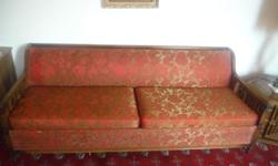 Slightly worn Brocade sofa, Cushions are in great condition. Priced to sell. I also have 2 matching chairs in great condition
**Negotiable**
Sofa 84.5 x 37