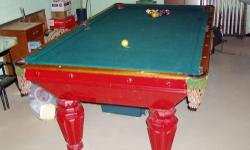 Antique Pool Table, over 100 years old. Solid slate with balls, cues,rack and misc. The table is 4ft by 8ft. Make me an offer I can not refuse. Will not separate items CASH ONLY. Call me at 585-235-8830 if not home please leave a message.
Located in