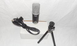 LIKE NEW!!
Plug Apogee's stellar MiC USB microphone into your Mac, iPad, or iPhone, and you get studio-quality results wherever you are. Perfect for everything from live recordings to podcasts to ultra-mobile studio work, the MiC gives you the perfect