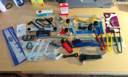 What you see is what you get. I have a bunch of bicycle repair tools on hand. You can basically fix your own bike with these tools. Adjust your headset, replace your pedals, adjust your spokes, etc.. As you can see the tools are in excellent condition. I