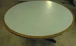Big Circular & Rectangular Tables
Laminate Top, Oak/Pressboard Bottom
Chairs included
Ideal for offices, libraries, colleges, conference rooms, etc.
Reasonable prices