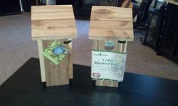 I have 4 of the bigger bluebird houses $20 each, and 1 of the little one $10. Pick up only. Please call or Text 585-297-7678