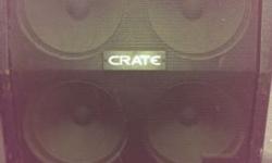 Crate 4x12 guitar cabinet in good shape