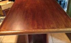 dining room table &
chairs with leaves and table pads
dark wood ,nice set
asking $75.00