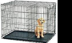 3 ft. by 2 ft. dog crate. Very good condition. Arcade, NY contact [email removed]