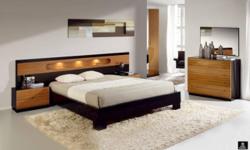 Free shipping within the 5 boroughs of NYC ONLY!
All other areas must email or call us for a freight quote.
TOLL FREE 1-877-336-1144
This Bedroom Set is manufactured in contemporary style. The set is crafted from durable wood materials and veneers, and