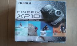 Fuji film / Finepix / XP10 / 12MP / 5X optical zoom / 2.7 LCD Camera In box in wrapping with all attachments. Thank you Charlie (cdbl317 AOL)