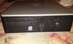 I have an HP dc7800 SFF (Small Form Factor) selling for $275 with a wireless card (allows wireless internet access) installed. Call or Text for More Info. Thank you.
Quick Specs:
Hardware - 320GB Hard Drive, 4GB RAM, Intel Core 2 Duo E6550 CPU, DVD/CD