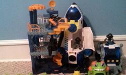 My son is outgrowing these toys. Still current, asking $45 which is like getting the two accessories for free!
ImaginextÂ® Space Shuttle
Approx. Retail Price: $45.00|Product: P4237
Imagine ...you?re aboard a space shuttle, ready to take off any second!