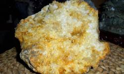 This Beautiful Kentucky Geode comes from Boyle County, Kentucky. The color of this Beautiful Crystallized Geode is Beige and Tan. This Geode is Unique and Perfect with Perfection. This geode is fully Crystallized thru out. Triple AAA Grade. Measurements: