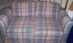 Thomasville tan/blue plaid love seat - excellent condition
Moving must go this weekend.
Great for Den, Man Cave, Door Room, etc.