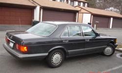 This is a pristine 1991 Mercedes 300SE sedan. The car has the bullit proof 6 cylinder motor Mercedes is famous for. T The leather is soft and supple and shows no wear. The paint is perfect and looks like glass. Car has 5 new tires. Everything works. This