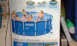 I am selling my brand new pool in the box.It has never been open.It comes with all connections . You can look at the pictures for more information.Please email me if you are interested. Thanks
Sam