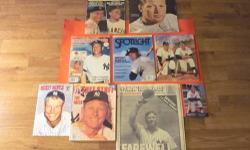 -This lot of Mickey Mantle collectibles consists of collectible magazines, newspaper, comic book, and postcard, with some being vintage!
-A great collection for any Mickey Mantle fan or any true Yankees fan for that matter.
-Please respond via email.