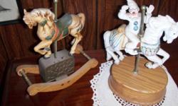 Excellent condition willets carousel horse collection of 5. Location Hicksville ...10.00 easch