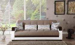 Product description:
The Natural Sofa Bed in Naomi Lt, Brown Fabric - Sunset Furniture-Istikbal with modern look, open up click clack mechanisms, large storage space for all your bedding stuff.
www.allfurnitureusa.com
Product features:
Sofa: $769