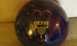 I have an Ebonite Magnum bowling ball that was never used. Weight is about 12 to 15lbs. $25 FIRM. Only those serious need call 585-356-0191. No emails please.