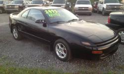 Sporty~Black 1991 TOYOTA CELICA LS Coupe~$2495
You are viewing a 1991 Toyota Celica LS Coupe which boasts ice cold air, cruise, automatic transmission, grey cloth interior, SONY MP3 CD player, and ample passenger space.
This vehicle will be sold with a