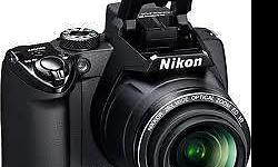 like new Nikon Coolpix p100 -26x zoom lens-w/ carry case - original box & manual