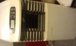 PORTABLE AIR CONDITIONER IN FAIR SHAPE,BUTTONS ARE MESSED UP AND IS MISSING A WHEEL, BUT WORKS GREAT!!! PICK UP ONLY