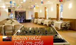 Cacin Hall is a first class Hall that can house a variety of your social events in Brooklyn, New York. We have been hosting events since the winter of 2005 and will bring experience and professionalism to your occasion. Our clients come to Cacin Hall