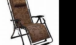 Tea Leaf Recliner
Extra-large recliner is 1" higher off the ground, 1" taller at the seat back and 1" longer at the footrest for maximum comfort.
Offers a roomy 25"W seat like our Big Wide Recliners--a full 4" wider than standard recliners. Weather- and