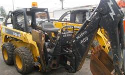 2006 John Deere 320 Skid Steer Loader with Standard Fork or Bucket
Price: $16,999
Bonus! Buy this unit with the Bradco 8609X Hydraulic Backhoe Attachment and save $1000! see details below.
Make: John Deere
Model: 320
Serial #: T00320A120990
Year: 2006