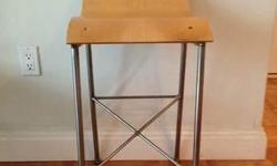 An original, modern "APR 30" bar stool, designed by Karim Rashid. Paid $250. Asking $50.