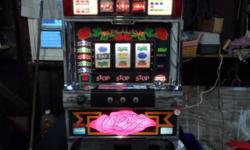arge Pachislo Skill-Top Slot Machine Rose Flash, comes with over 500 tokens.
Excellent Condition. $225 Trade or offer.