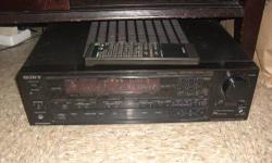 Up for sale is a Sony AM/FM Stereo Receiver. The model no. is STR-AV910. with remote control.
in working condition
