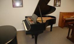 This is a gorgeous vintage Steinway grand piano, Model O. It?s made in 1917 and has been completely restored. New soundboard, new pin block, new strings, completely new Renner action, new damper felts, and newly refinished in satin ebony. The NYC price