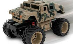 Product Information
The U.S Army 1:24 Scale RC Humvee Vehicle is built Army Strong and ready to take any desert by storm! Protect and serve on the roughest terrains by taking control of an Army vehicle that is 1:24 scale of an actual Humvee. Off road