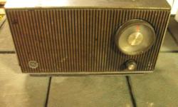 General Electric (GE)
Vintage AM Table Radio
Model T2100A
10 Watts
Reasonable price
Call 716-484-4160
Or stop by:
Atlas Pickers
1061 Allen Street
Jamestown, NY
Open Monday-Friday 8AM to 4PM