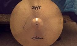 HARD TO FIND Zildjian 24-inch ZHT Ride Cymbal.
Only used for a few short months. No flaws. No cracks or key holes.
Please email me or text me at (585) 209-3163